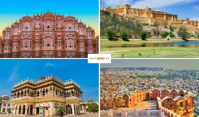 Amber Fort in Jaipur, one of the famous historical places in India with stunning architecture
