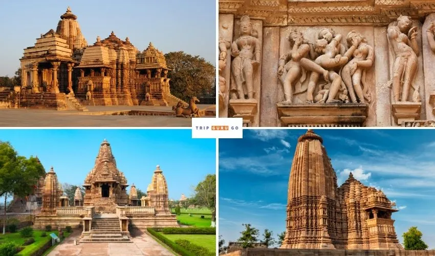 Khajuraho Temples in Madhya Pradesh, iconic historical site in India
