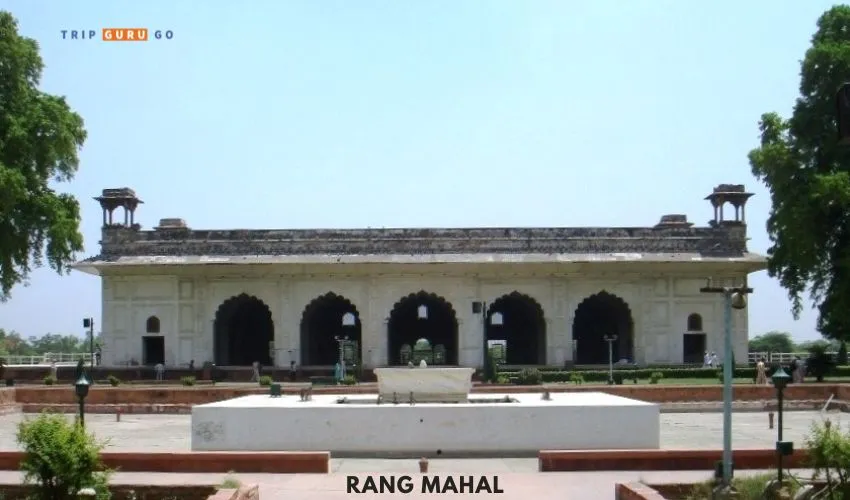 rang mahal in red fort Delhi