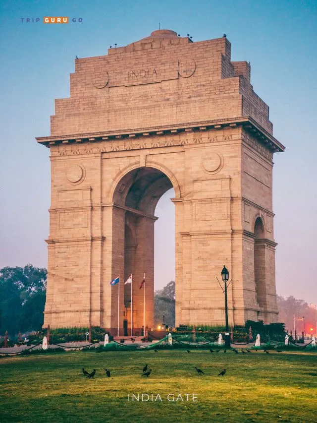 Majestic India Gate standing tall in Delhi