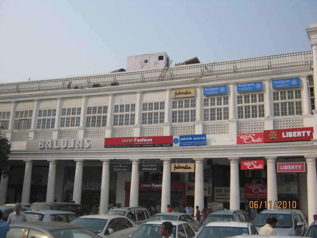 Connaught Place on a busy weekend
