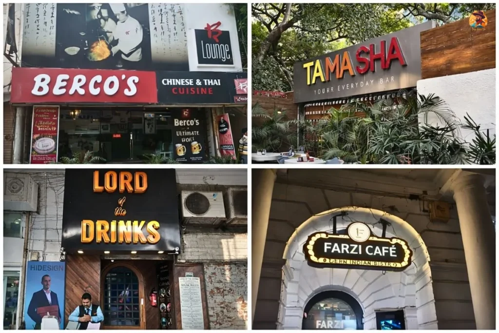 Dinner spots and evening dining in Connaught Place