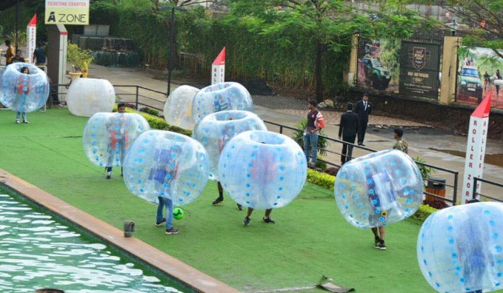 Bubble Soccer at Della Adventure Park