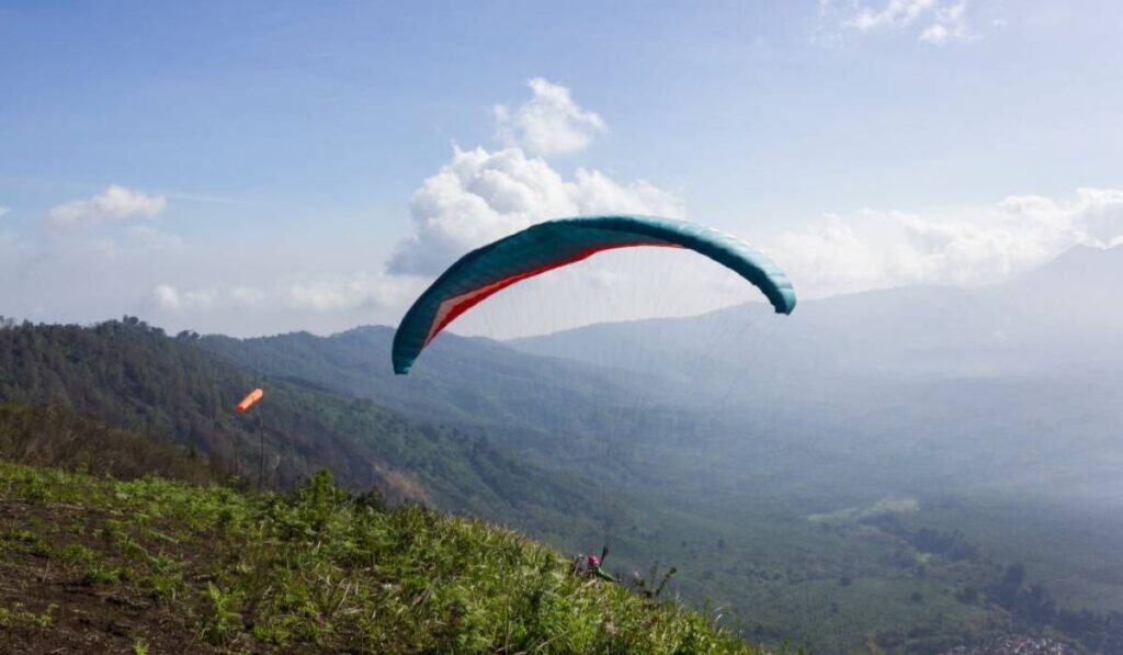 Paragliding at Nandi Hills