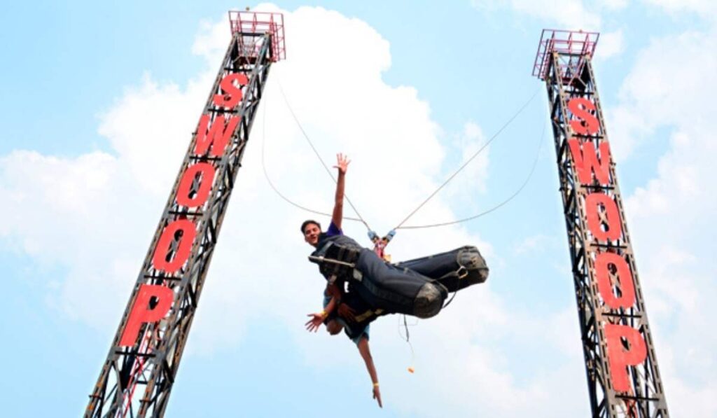 Swoop Swing (100 ft) in A Zone at Della Adventure Park