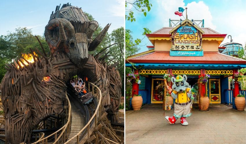 Alton Towers in the UK - a historic theme park with modern thrills and exciting attractions.