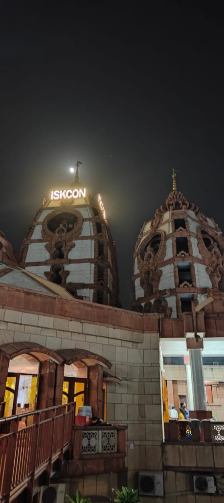 Temple architecture in ISKCON Delhi