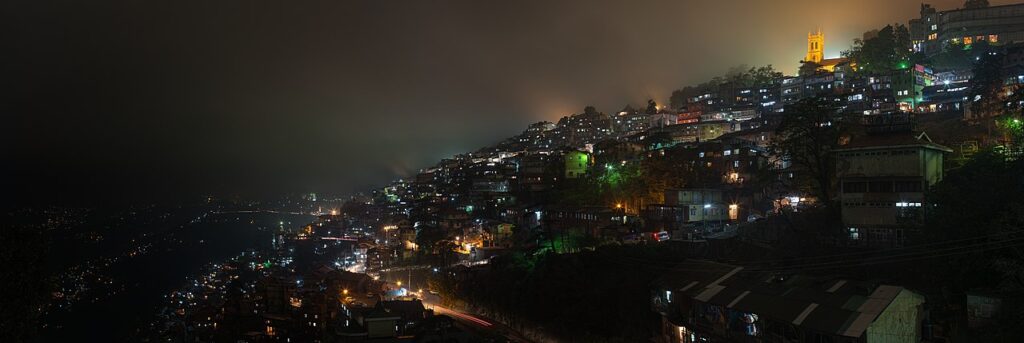 shimla night view