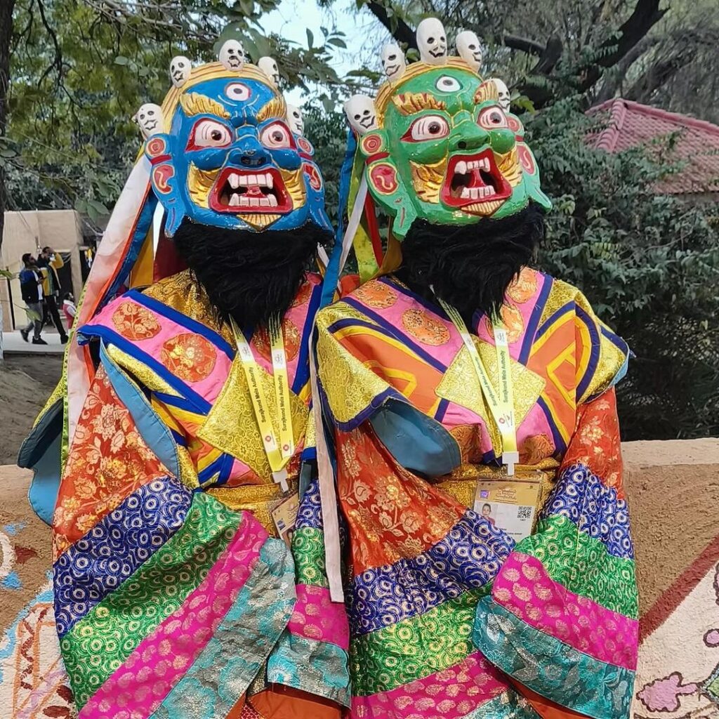 Odisha and Madhya Pradesh-themed cultural displays at Surajkund Mela 2025