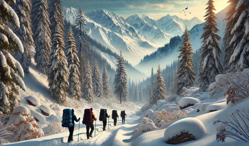 Snow Trekking in Manali's Scenic Himalayas