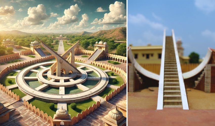Jantar Mantar Jaipur, UNESCO World Heritage Site in India.