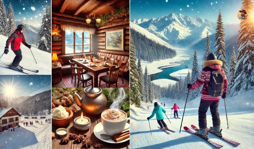 Snow-covered Manali with serene winter ambiance, ideal for Manali Winter Travel.