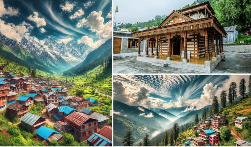 Vashisht Village near Manali, Himachal Pradesh, a peaceful spot for Manali Winter Travel.