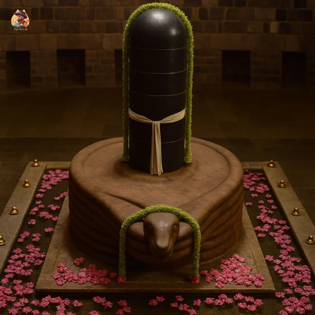 Meditative view of Dhyanalinga Temple at Isha Yoga Center Coimbatore