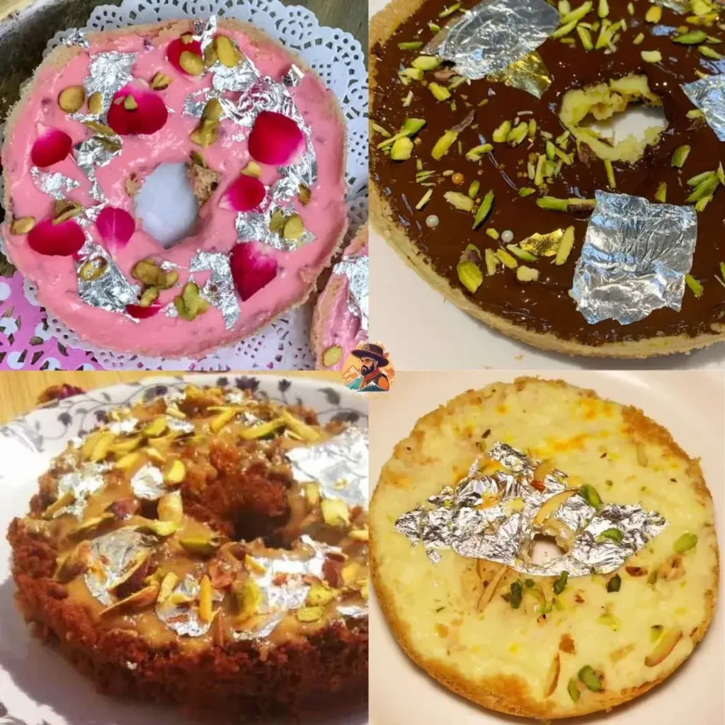 Modern Flavours: Chocolate, Rose, Mango Ghevar