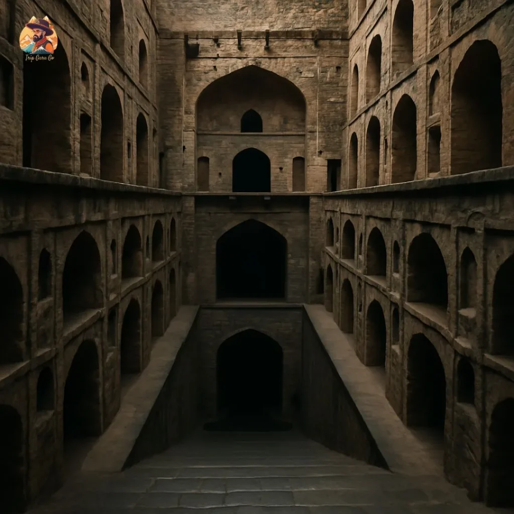Mid-step view of Agrasen Ki Baoli – Delhi’s silent and mysterious stepwell