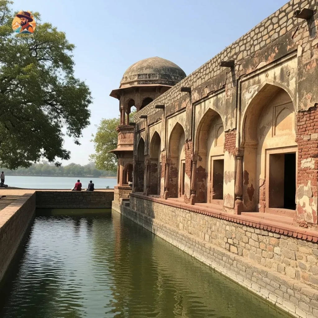 Lake view from Hauz Khas Fort Complex – where Delhi’s heritage meets youth culture