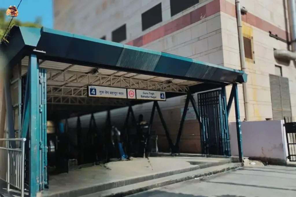 GTB Nagar Metro Station Gate No. 4
