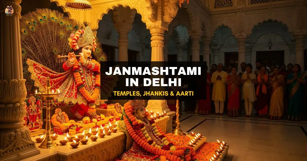 Janmashtami in Delhi (2025 Guide): Temples, Jhankis & Aarti