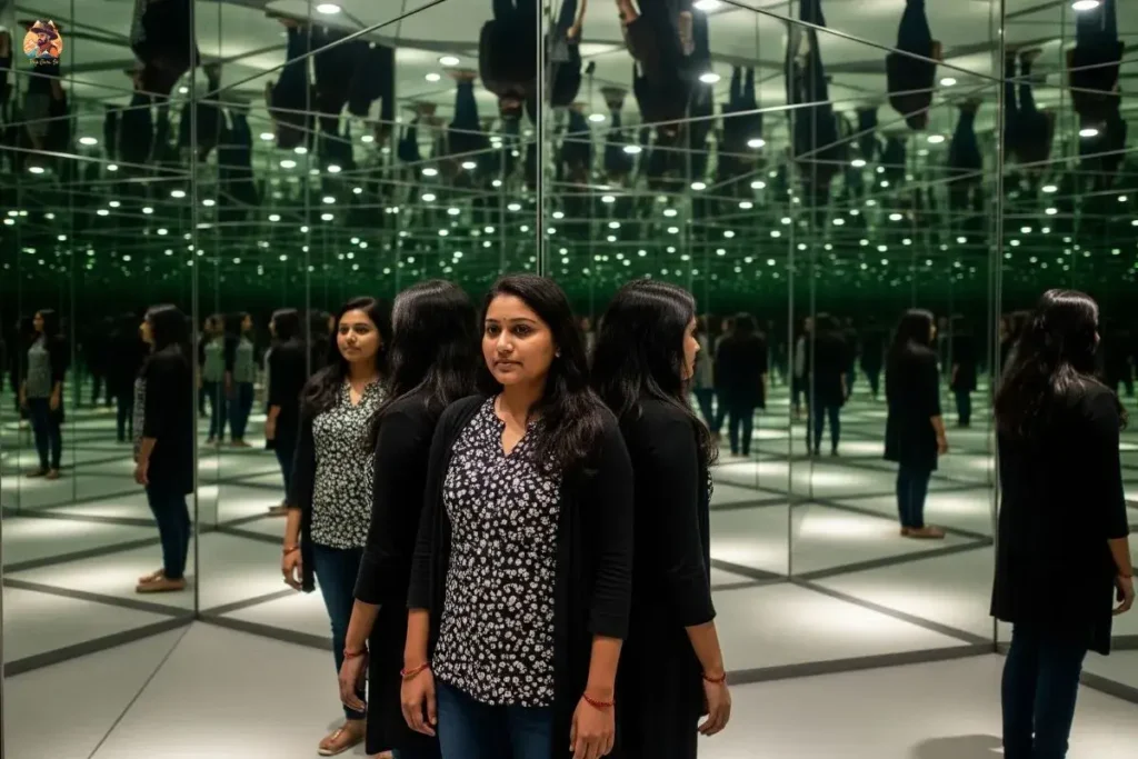 True Mirror Maze at the Museum of Illusions Delhi