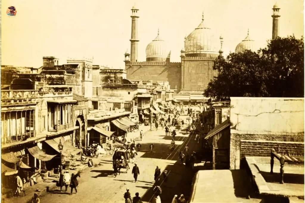 Old photo of Jama Masjid Delhi