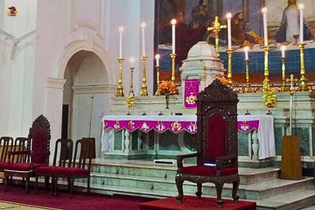 Front View of Sacred Heart Cathedral Church Delhi