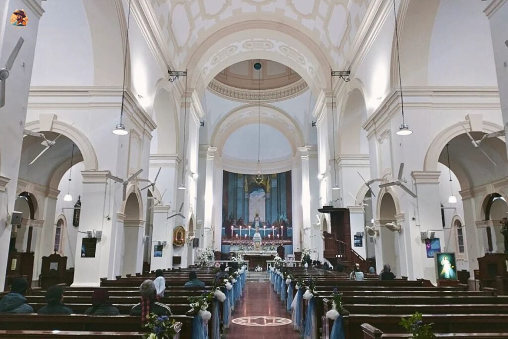 Outside View of Sacred Heart Cathedral Church Delhi