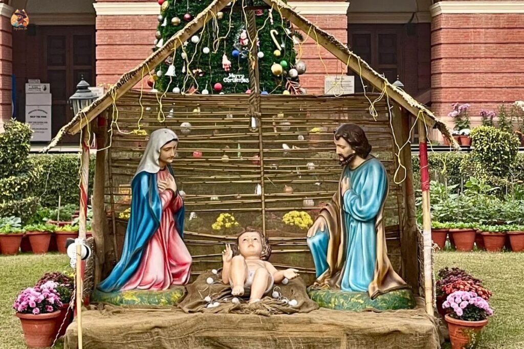 Outside View of Sacred Heart Cathedral Church Delhi