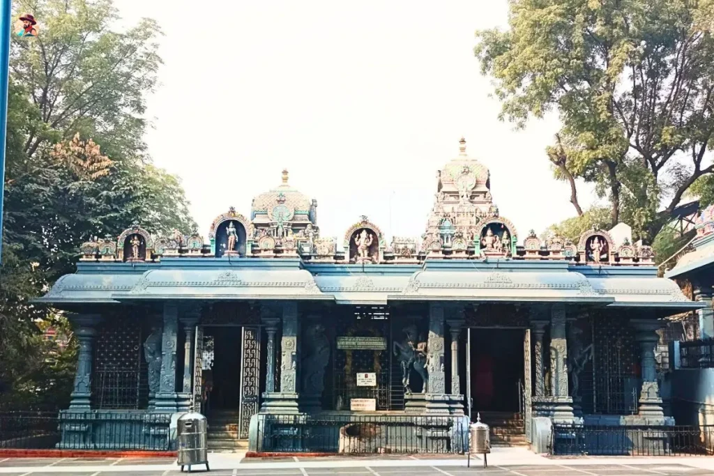 Historical details of Uttara Swami Malai Temple with heritage elements in RK Puram Delhi