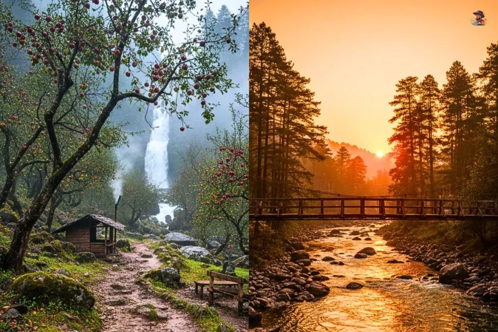 Free things to do in Manali with Jogini Waterfall trail and Old Manali bridge