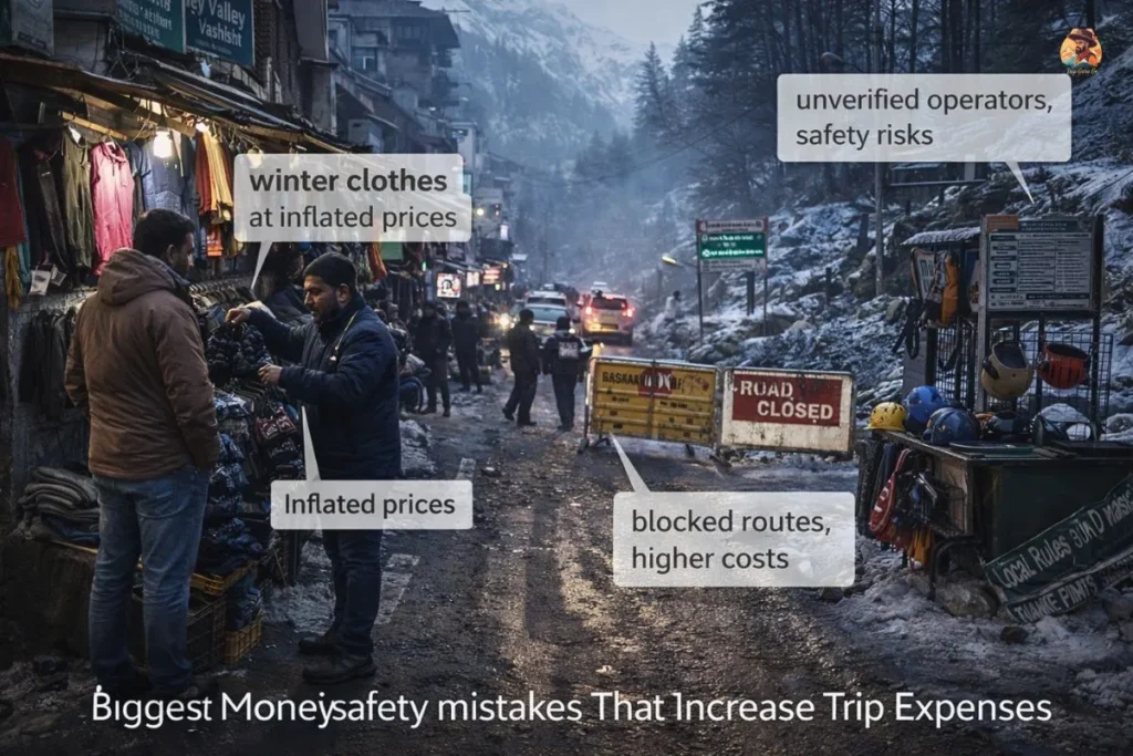Manali travel safety mistakes that increase trip expenses