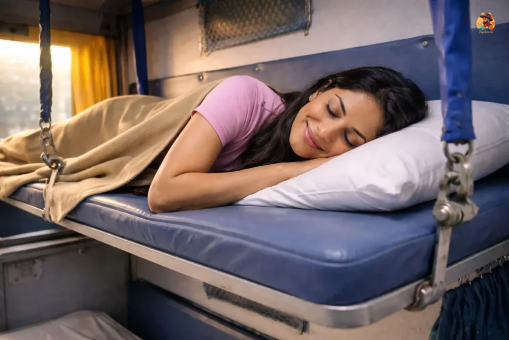 Lower birth in Indian train