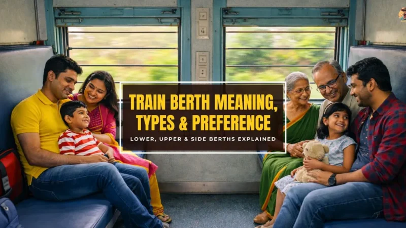 Train Berth Meaning, Types & Preference: Lower, Upper, Side