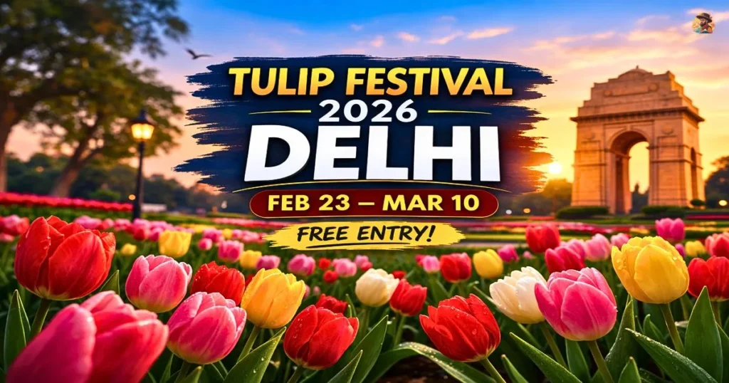 Tulip Festival 2026 Delhi – Dates, Venue, Entry Guide