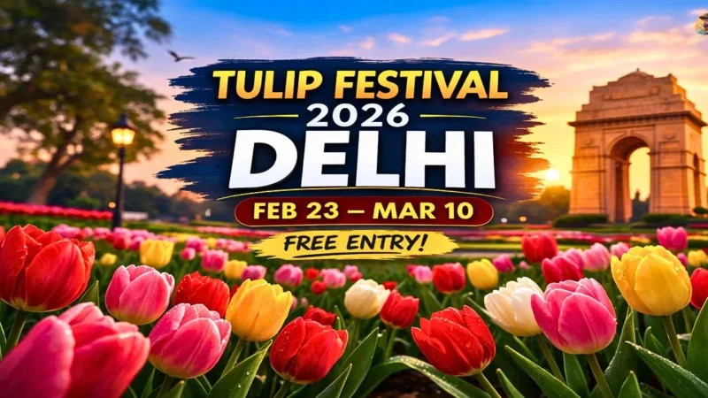 Tulip Festival 2026 Delhi – Dates, Venue, Entry & Complete Visitor Guide