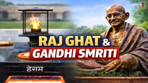 Raj Ghat and Gandhi Smriti memorials in Delhi