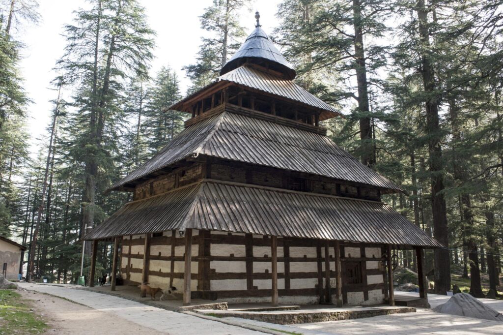 Hadimba Devi Temple surrounded by deodar trees in Manali