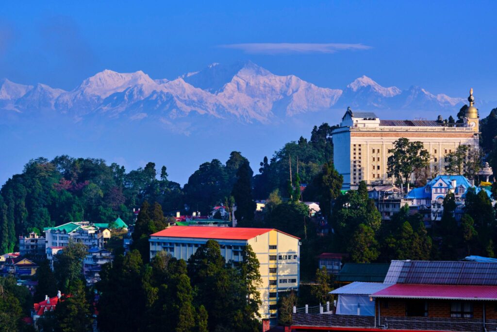 Scenic landscape of Darjeeling India