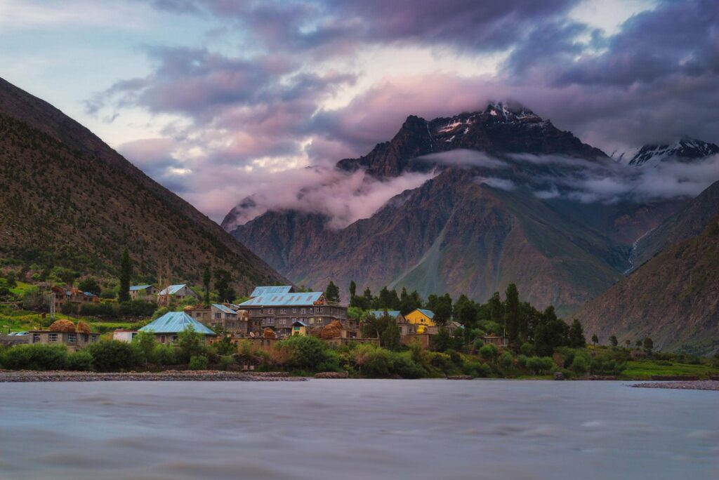 Beautiful view of Jispa Himachal Pradesh.