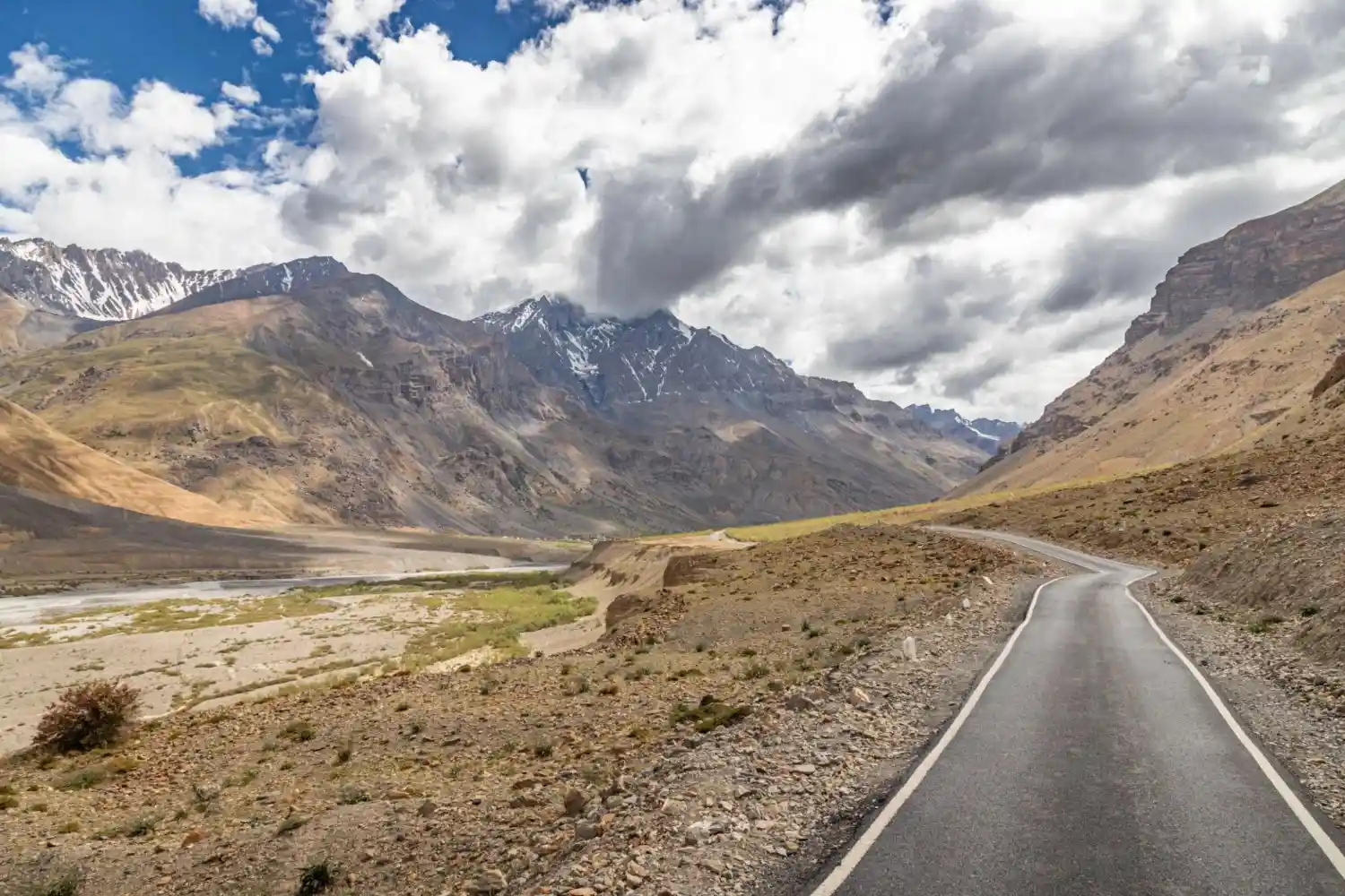 Dhankar to Kaza route spiti valley
