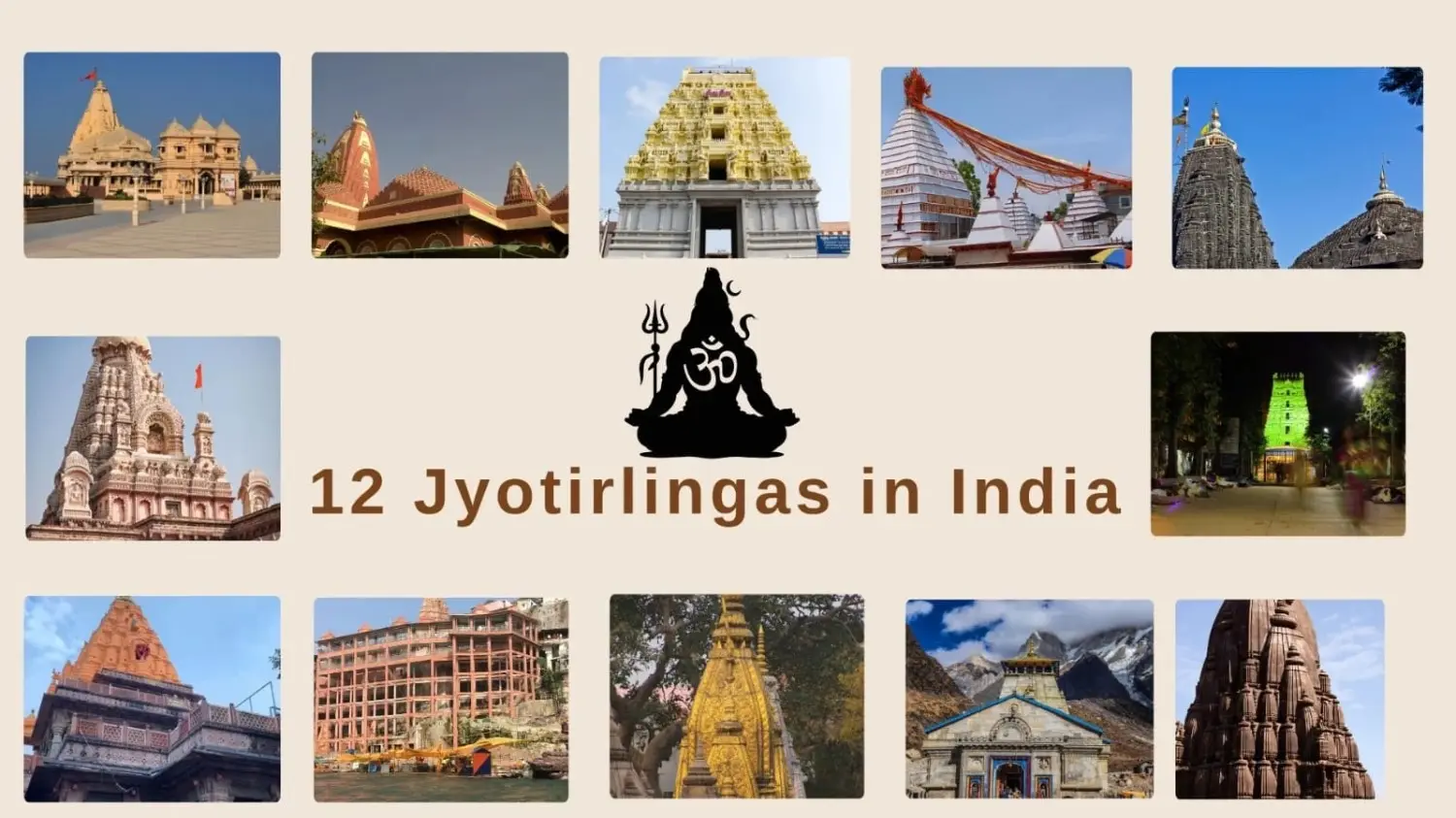 12 Jyotirlinga in India | Sacred Temples of Lord Shiva